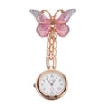 thumbnail image 1 of 1 pieza de mariposa en forma de mariposa reloj telescópico reloj de lactancia delicado reloj de bolsillo, 1 of 7