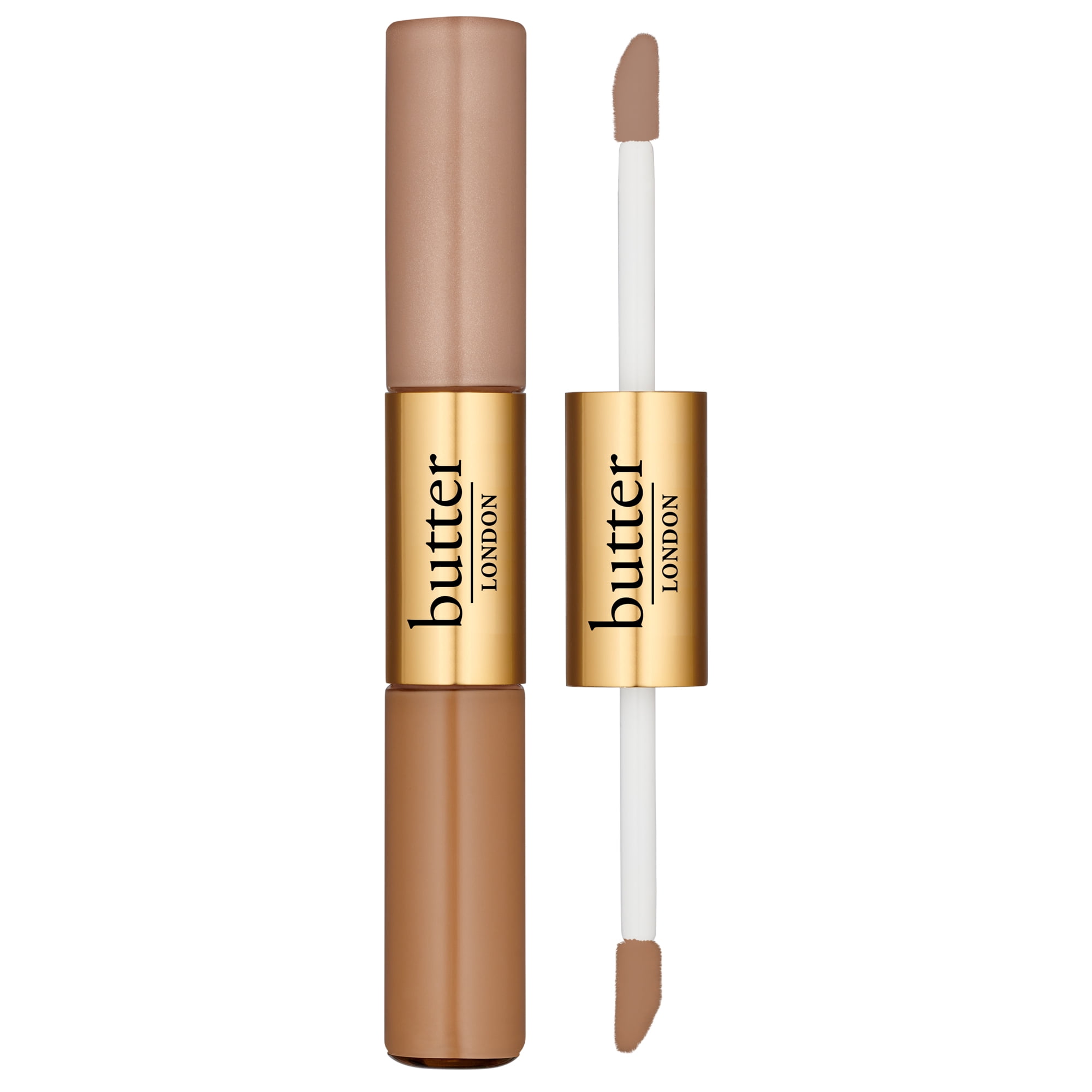 Butter London Tan LumiMatte 2-in-1 Concealer and Brightening Duo, 0.39 oz