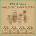 thumbnail image 2 of Brew Addicts Unbleached Paper Coffee Filters, Fits All Keurig Machines - 300 Count, 2 of 7