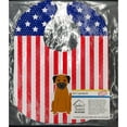 thumbnail image 2 of Patriotic USA Border Terrier Baby Bib, 2 of 3