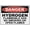 Warning Sign 1, variant on Danger Highly Flammable Sign 8"x12", Aluminum Tin Warning Signs for Home Outdoor Garden, Durable Fire Hazard Sign for Storage