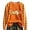 Orange, variant on Xijirk Women Fall Plaid Raglan Patchwork Pumpkin Graphic Crewneck Sweatshirt Long Sleeve Loose Pullover Casual Top for Autumn Holiday,M