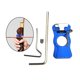 thumbnail image 5 of Soporte de recurvo de tiro con de metal para apuntar a equipos de accesorios al aire libre Azul Baoblaze Resto de flecha de tiro con arco, 5 of 8