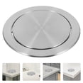 thumbnail image 2 of MOVTOTOP 1Pcs Stainless Steel Top Cover 9.4X9.4X1.3In Swing Function Silver For Daily Use, 2 of 8