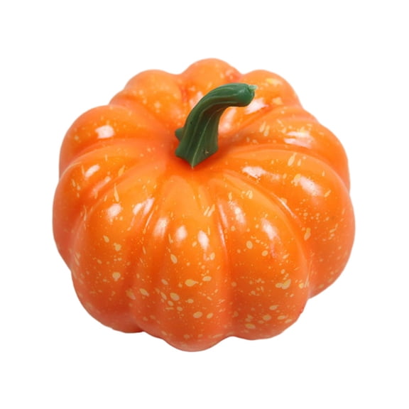Cozival Artificial Pumpkin Decoration 8.5cm Mini Tabletop Ornament for Fall, Home, Display, Thanksgiving, Harvest