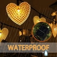 thumbnail image 2 of Solar Love Heart String Light Boda Fiesta De Navidad Luz Solar Decorativa Interior Exterior Impermeable Fairy Light 30Led Kearding HA037312-00, 2 of 6