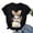 Black, variant on Zedker Easter Shirts for Women Sequin Bunny Shirt Cute Rabbit Graphic T Shirt Funny Easter Gift Short Sleeve Tee Tops Black L