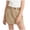 Khaki, variant on Girls Cargo Skirt Low Waist Button Bodycon Mini Parachute Shorts Skirt Summer Kids Casual Daily Skirts with Pockets Black