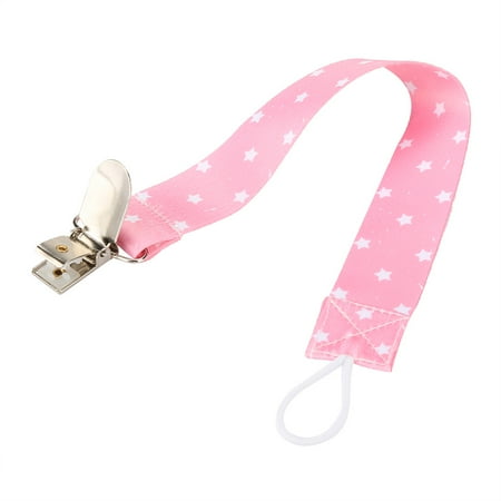 Ejoyous 4pcs/set Anti-lost Cute Printed Strap Newborn Pacifier Clip Baby Infant Soother Nipple Holder, Soother Holder, Pacifier Clip