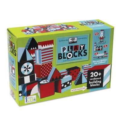 cardboard building blocks walmart