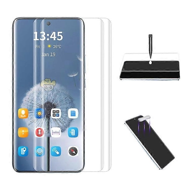 ENKAY HAT PRINCE 2Pcs Compatible For Xiaomi 13 Pro 5G / 13 Ultra Screen Protector UV Liquid Film Fingerprint-ID Compatible