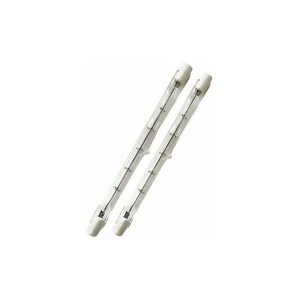 Tubo R7s de 500W, halógeno de 118mm, blanco cálido regulable, bombilla tipo lápiz lineal R7s de 2800K, 11000lm, CA 200-240V para iluminación del hogar, trabajo, seguridad, lámpara de pie, etc.