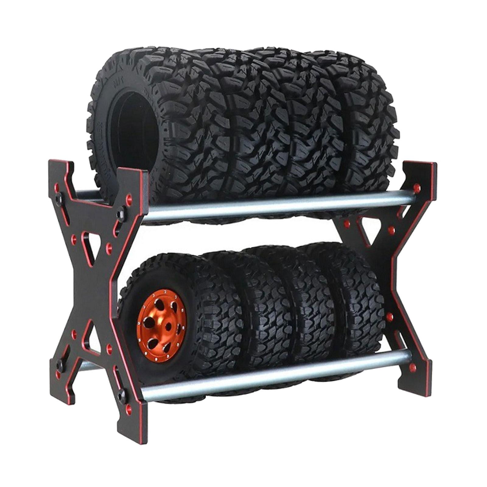 Porte-pneus Pour Voitures RC - Rack Léger Et Portable Pour Pneus Et Jantes, échelle 1/24 Ou 1/18