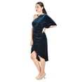 thumbnail image 2 of Vestido de terciopelo de un hombro Roman Fashion /Juvenil, 42723 (Verde botella) verde oscuro CH, 2 of 5
