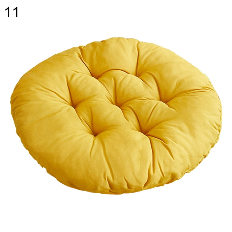 Praetr Solid Floor Pillow Futon Patio Seat Cushion Reversible Chair Cushion with Ties Tatami Pad Washable Window Pad Bench Cushions, Size: 48*48cm