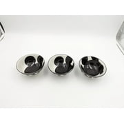 Mickey Mouse Head 4.5" Tidbit 3 Ceramic Bowl Set