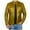#Yellow, variant on DPTALR Men's Solid Color Fashion Leather Jacket with Long Sleeves ,Stand-Up Collar ,Zipper ,Pocket,Yellow,XXL