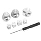 thumbnail image 2 of para Switch Pro Botón de Metal DIY Reemplazo Controlador de Juego Botón de Metal para Switch Pro Gamepad Plata, 2 of 8