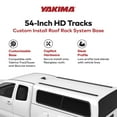 thumbnail image 3 of Yakima HD Track 54 Inch Car Roof Top Rack Mounting System with CapNuts, 3 of 9