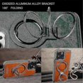 thumbnail image 4 of unique Luxury Leather Invisible Stand Phone Case For Iphone Case15/14/13 Pro Max, 4 of 5