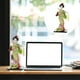 thumbnail image 4 of Muñeca geisha kabuki japonesa, decoración de mesa, adorno de escritorio de estilo japonés, 4 of 5