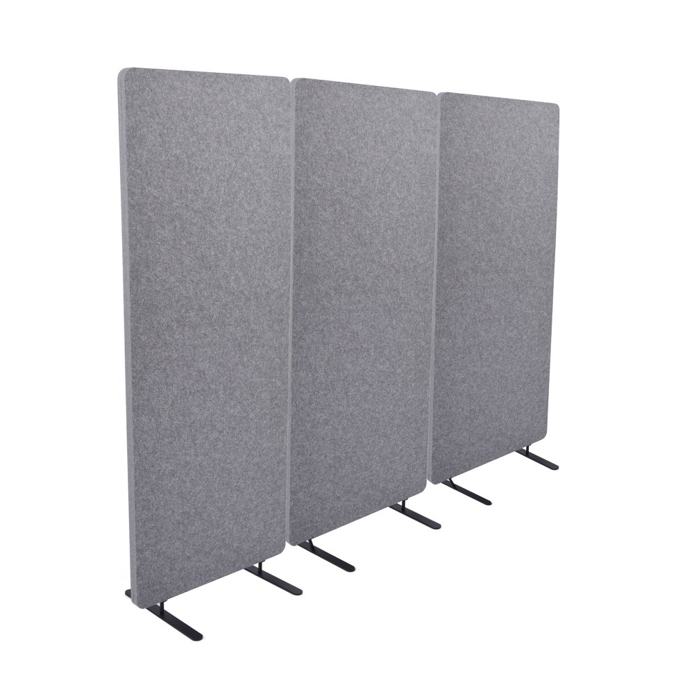 ReFocus™ Raw Freestanding Acoustic Room Divider 3 Pack Reduce Noise