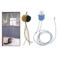 thumbnail image 5 of Funny Cat Toy Hanging Door Type Kitten Interactive Retractable with Suction Cup Toy Chase Exercise , yellow green, 5 of 8