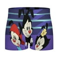 thumbnail image 5 of Animaniacs Mens Boxer Briefs Active Stretch Breathable Underwear, Comfortable Gym Boxer Briefs, 5 of 7