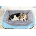 thumbnail image 6 of Dog Beds for Small Medium Large Dogs Rectangle Sleeping Pet Bed Washable Dog Bed Grey Size M, 6 of 6