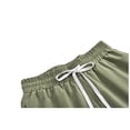 thumbnail image 6 of FAIWAD Womens Elastic Waist Drawstring Solid Color Pants Slim Straight Lightweight Trousers with Pockets (Large, Army Green), 6 of 7
