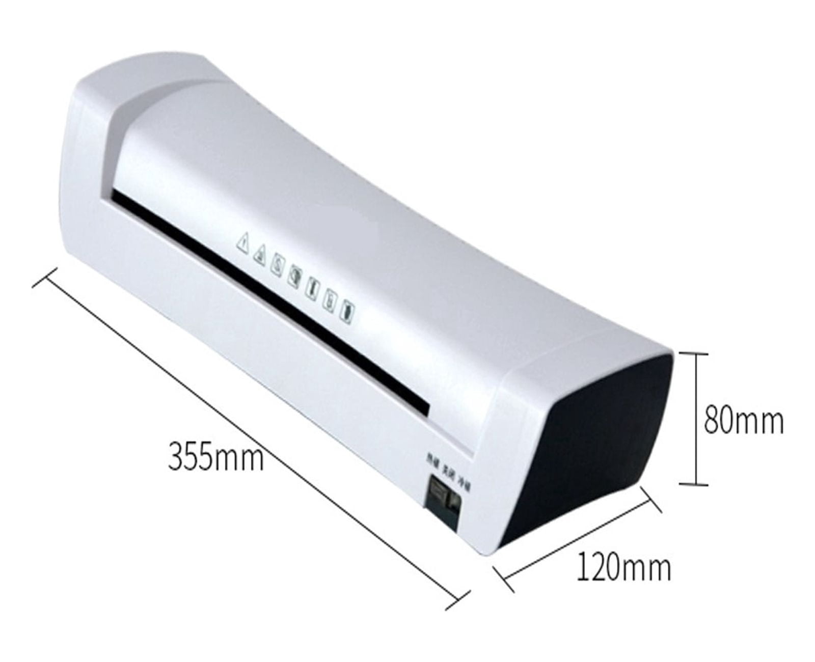 Roll Laminator Machine Professional Office Hot And Cold Fast Warm-Upfor A4 Paper Document Photo