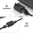 thumbnail image 3 of SWETRACE 3Ud Conectores De Red Rj45 Negros Para Prolongar Cables Ethernet Con Materiales Duraderos ABS Y Zinc, 3 of 8