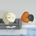 thumbnail image 2 of Reloj de pared moderno silencioso, sencillo y decorativo para colgar en la pared, para cocina, oficina, dormitorio, baño, restaurante, hogar, festival, 2 of 8