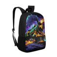 thumbnail image 2 of HUIACONG Steam Train Print School Backpack for Kids Ages 6-18 Large Capacity Lightweight Water-Resistant Bookbag for Boys Girls Elementary Middle High School Daily Use, 2 of 6