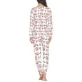 thumbnail image 3 of FOR U DESIGNS Heart Pig Pajama Sets for Women 2 Piece Long Sleeve and Pants with Pockets Size 3XL Sleepwear Long Crew Neck Tops for Women Nightwear Jogger Lounge, 3 of 6