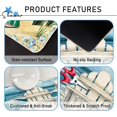 thumbnail image 4 of Summer Blue Sea Chairs Beach Decorative Kitchen Rugs Set of 2, Ocean Seagull Sailboat Kitchen Mat Coastal Non-Slip Floor Mat, Nautical Home Kitchen Decorations 17x30 and 17x47 Inch, 4 of 6
