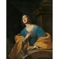 thumbnail image 2 of Bernardo Cavallino 12x14 Gold Ornate Wood Frame and Double Matted Museum Art Print Titled - Saint Catherine of Alexandria, 2 of 4