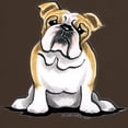 thumbnail image 3 of CafePress - Cute English Bulldog Dark T Shirt - Men's Classic Graphic Cotton T-Shirt, 3 of 4