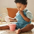 thumbnail image 2 of Munchkin® C’est Silicone!™ Collapsible Toddler Snack Catcher® Cup with Lid, Coral, Unisex, 2 of 5