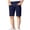 Navy, variant on ITSAME Boys Cargo Shorts, Elastic Waist Cotton Loose Fit Kids Fashion Casual Shorts with Pockets Navy Size 5-6T