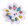 thumbnail image 2 of 10pcs Women's Cotton Assorted With Wavy Edge And Print Floral, 2 of 6
