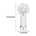 thumbnail image 3 of Fufafayo Handheld Spray Fan, USB Charging Portable Mist Fan For Fragrant Water Replenishing Home Office Desktop, Cooling Humidifier Aromatherapy Fan, 3 of 6