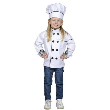 Junior Chef Jacket & Hat, Large