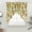 White, variant on Orange Lemons Swag Valances for Windows, Kitchen Window Curtains Over Sink, Summer Botanical Checkered Farmhouse Window Treatment Curtains for Living Room/Bedroom Curtains 2 Panel Sets 36"x45"