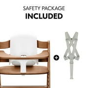 hauck Alpha+ Adjustable Wooden High Chair Set, Walnut