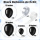 thumbnail image 2 of Balloon Arch Kit de globos de látex negro BHUCUTU, 200 piezas, 2 of 7