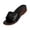 Black, variant on Open Toe Comfort Sandals, Metal Stud Casual Slippers, Women's Clog Sandal Open Toe Slip On Slides Studded Low Heel Clogs With Studs Faux Wooden Sandals for Women Mules, Black 9