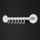 thumbnail image 5 of Organizador Ndcxsfigh 6 Ganchos Montaje en Pared Blanco, 5 of 6