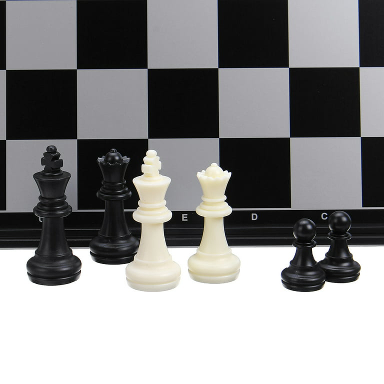 Oumoda 12.5 3 em 1 Magnetic Kids Chess Set w / Folding Case Chess