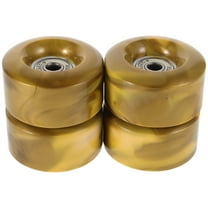 WRITWAA Nonluminous 82A PU Roller Skate Wheels 4Pcs Dual Color for Comfort Control
